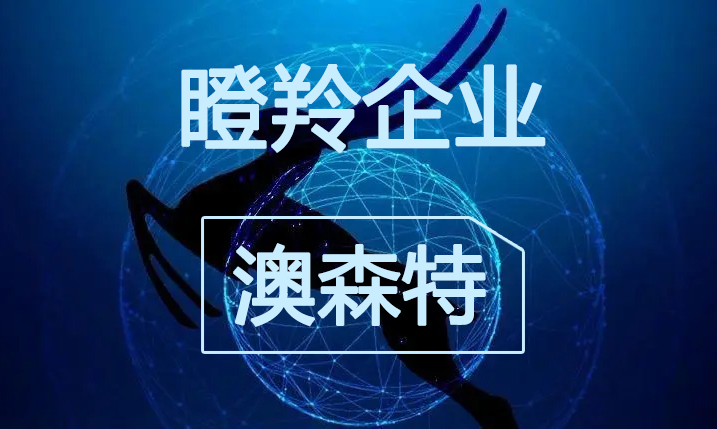 <b>喜报|澳森特荣获“瞪羚企业”称号</b>